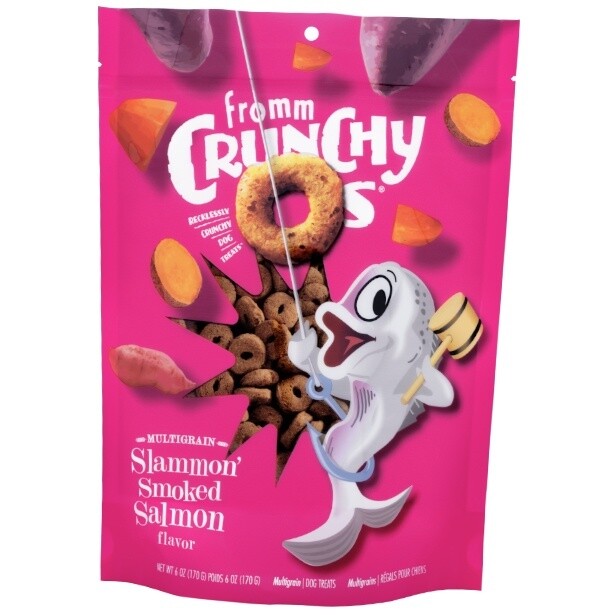Fromm Crunchy O&#39;s Slammon&#39; Smoked Salmon (6 oz)