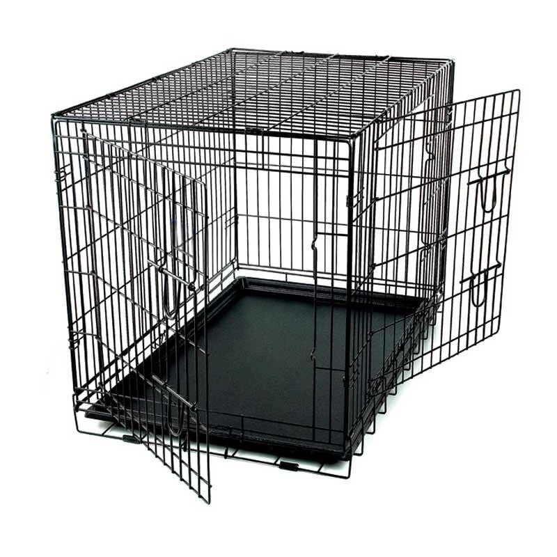 Mclovin&#39;s Double Door 36&quot; Folding Metal Pet Crate