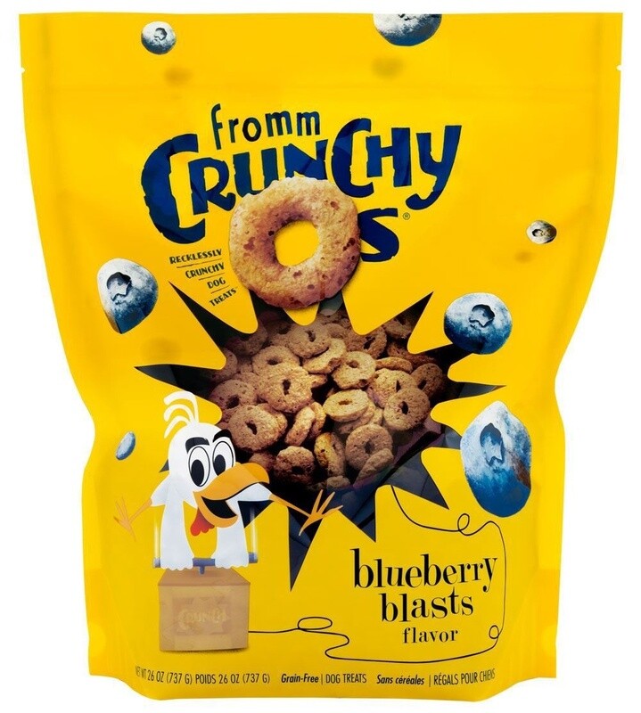 Fromm Crunchy O&#39;s Blueberry Blasts (26 oz)
