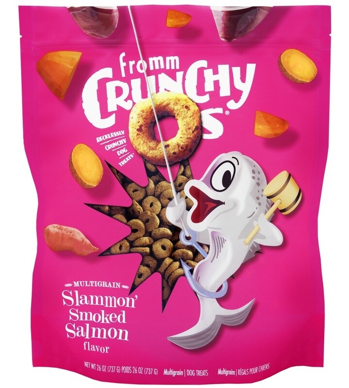 Fromm Crunchy O&#39;s Slammon&#39; Smoked Salmon (26 oz)