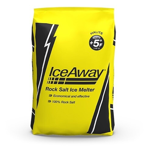 IceAway® Rock Salt Ice Melter 50 lb