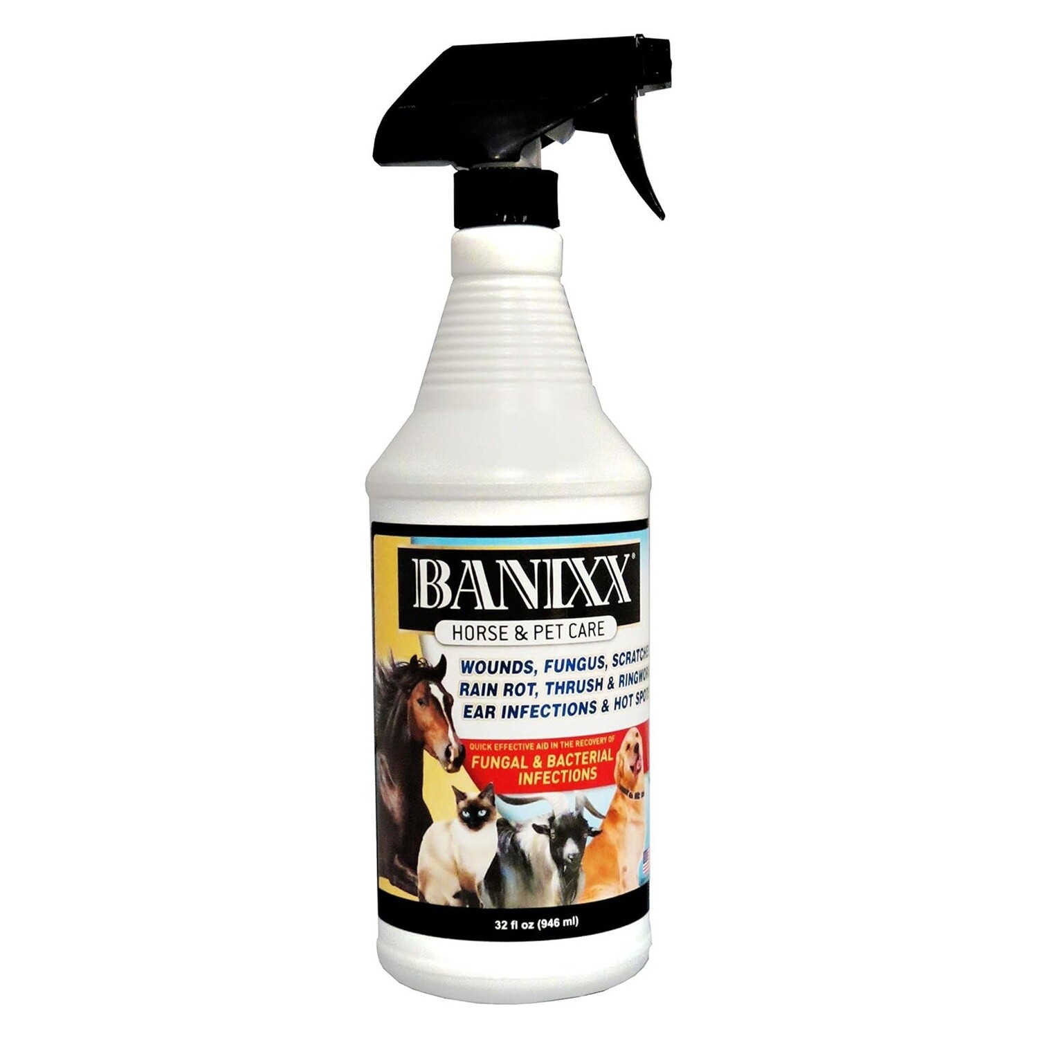 Banixx Horse &amp; Pet Wound Spray 32 oz