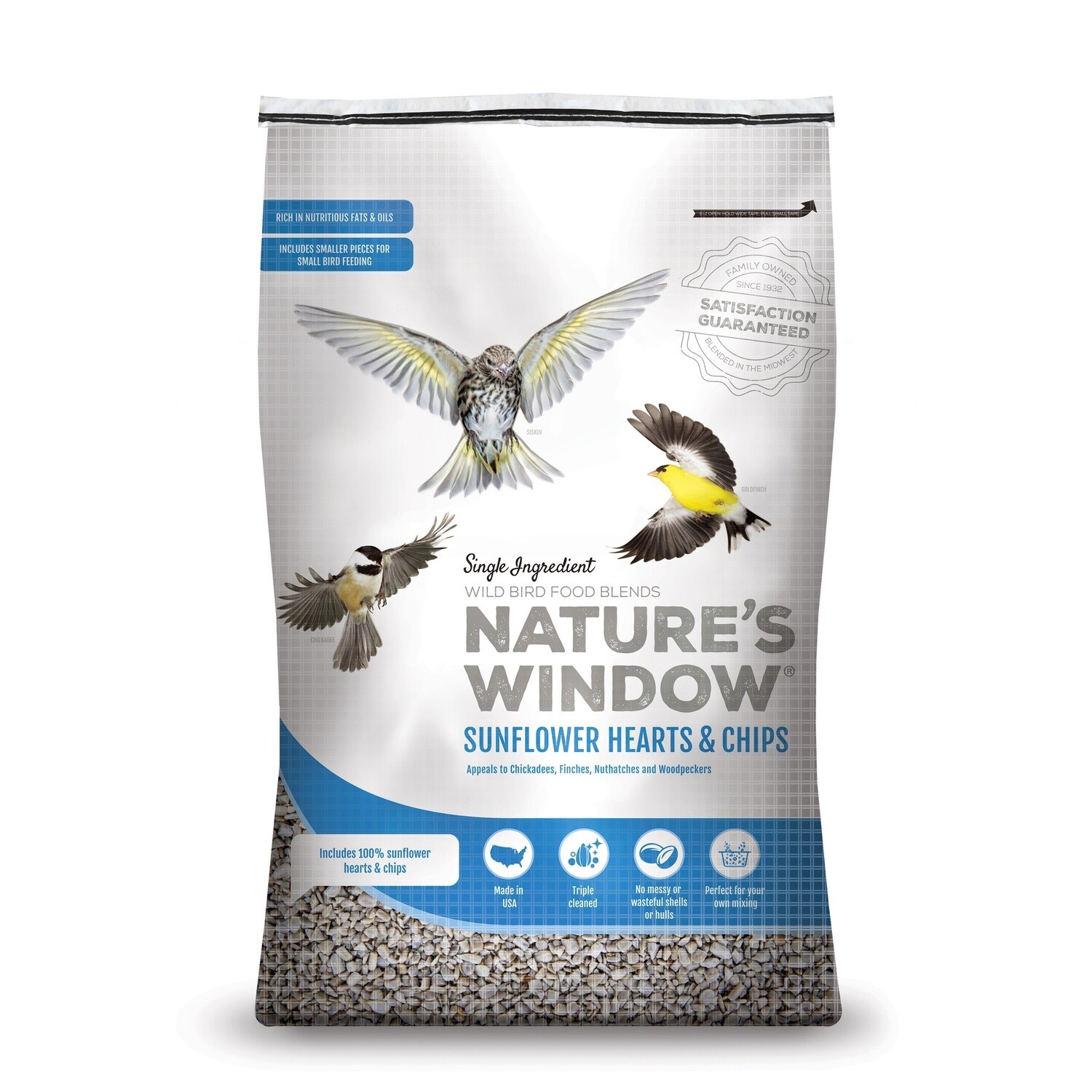Nature’s Window Sunflower Hearts & Chips 18 lb