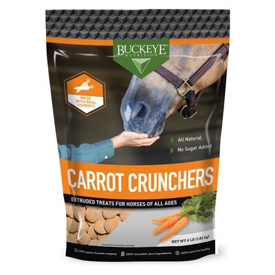 Buckeye Nutrition All Natural Carrot Crunchers Treats 4 lb