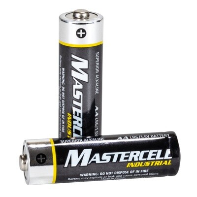 Mastercell Industrial AA Alkaline Batteries 24 Pack