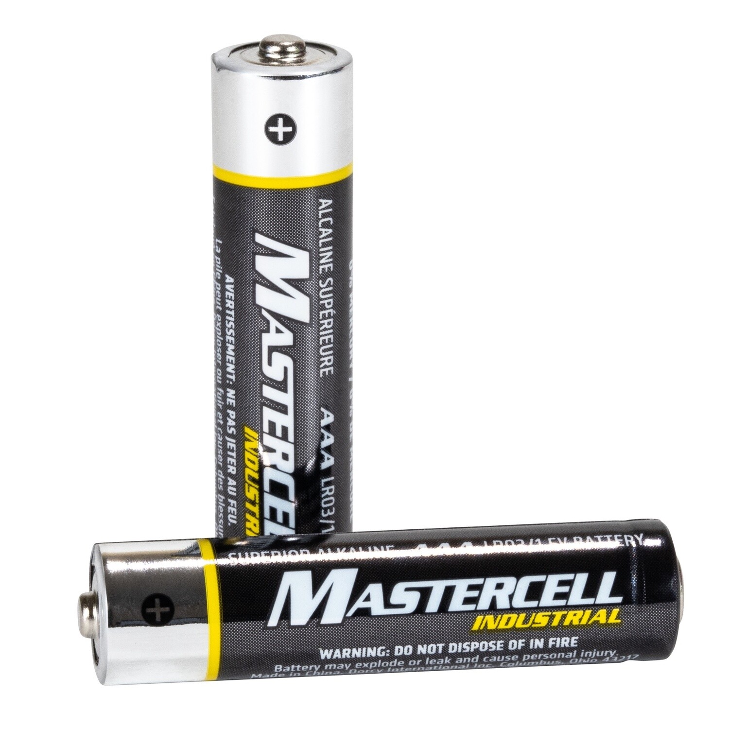 Mastercell Industrial AAA Alkaline Batteries 24 Pack