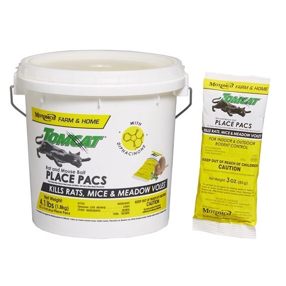 Tomcat Rat &amp; Mouse Pelleted Place Packs 22 ct