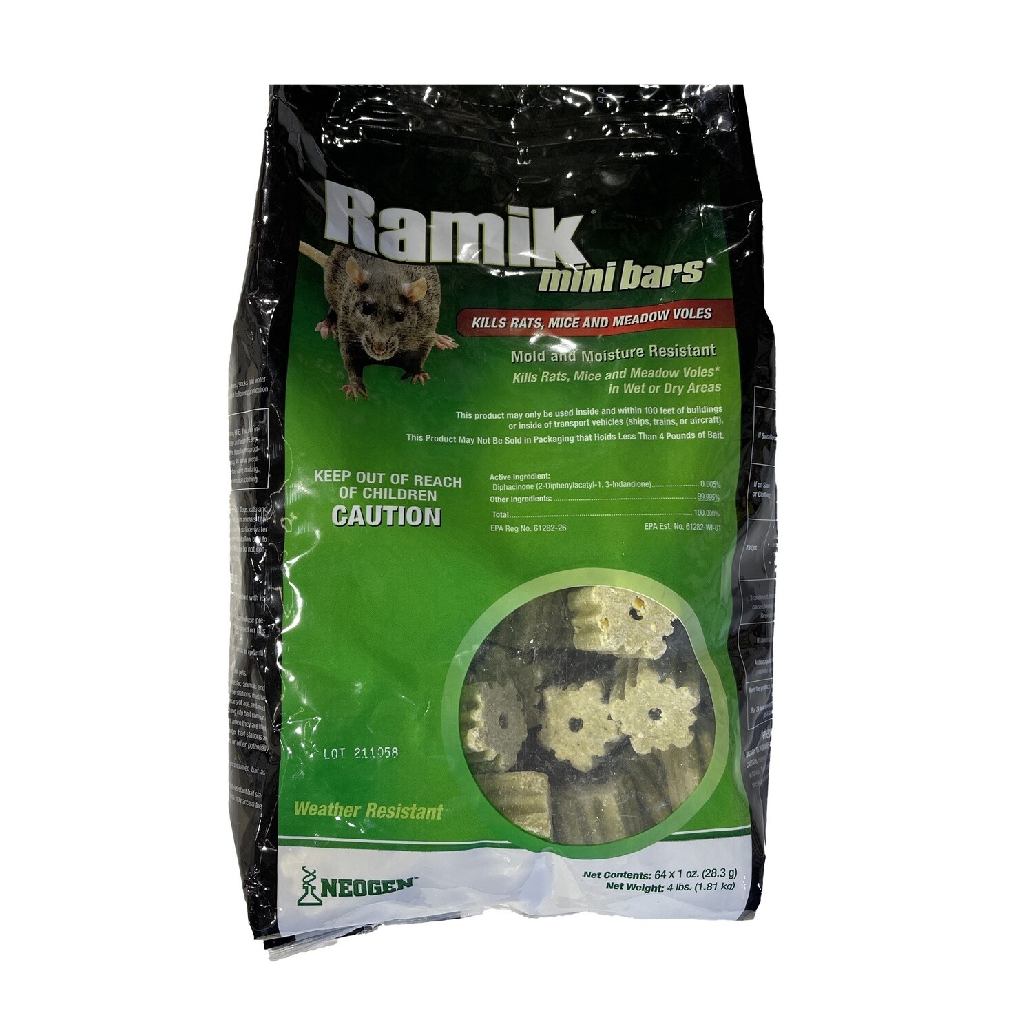 Ramik® Mini Bars (64 x 1 oz) 4 lb