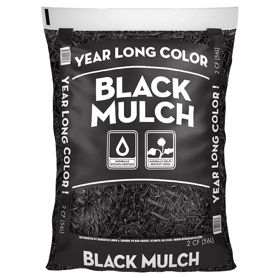 Black Mulch 2 Cu Ft