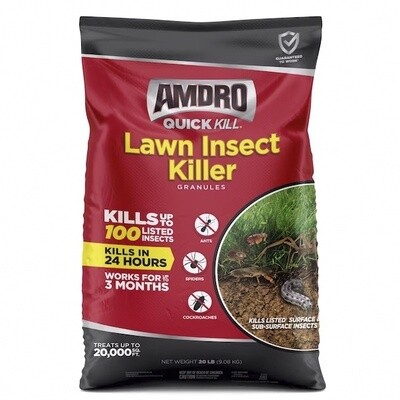 AMDRO Quick Kill Outdoor Lawn Insect Control 20 lb