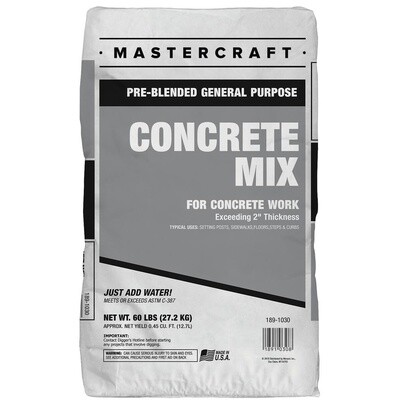 Mastercraft Concrete Mix (60 lb)