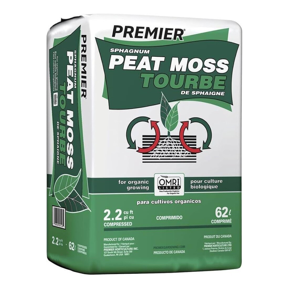 Sphagnum Peat Moss 2.2 cf