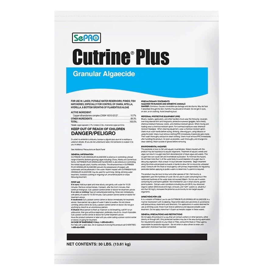 Cutrine® Plus Granular Algaecide 30 lb