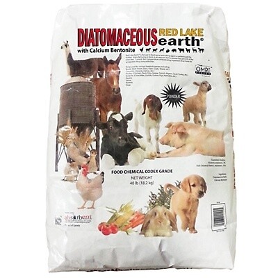 Red Lake Diatomaceous Earth with Calcium Bentonite 40 lb