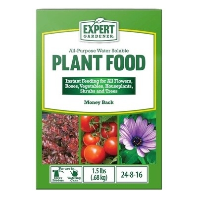 Expert Gardener All-Purpose Water Soluble Plant Food Fertilizer 1.5 lb