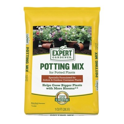Expert Gardener Potting Mix for Indoor &amp; Outdoor Potted Plants 1 cf