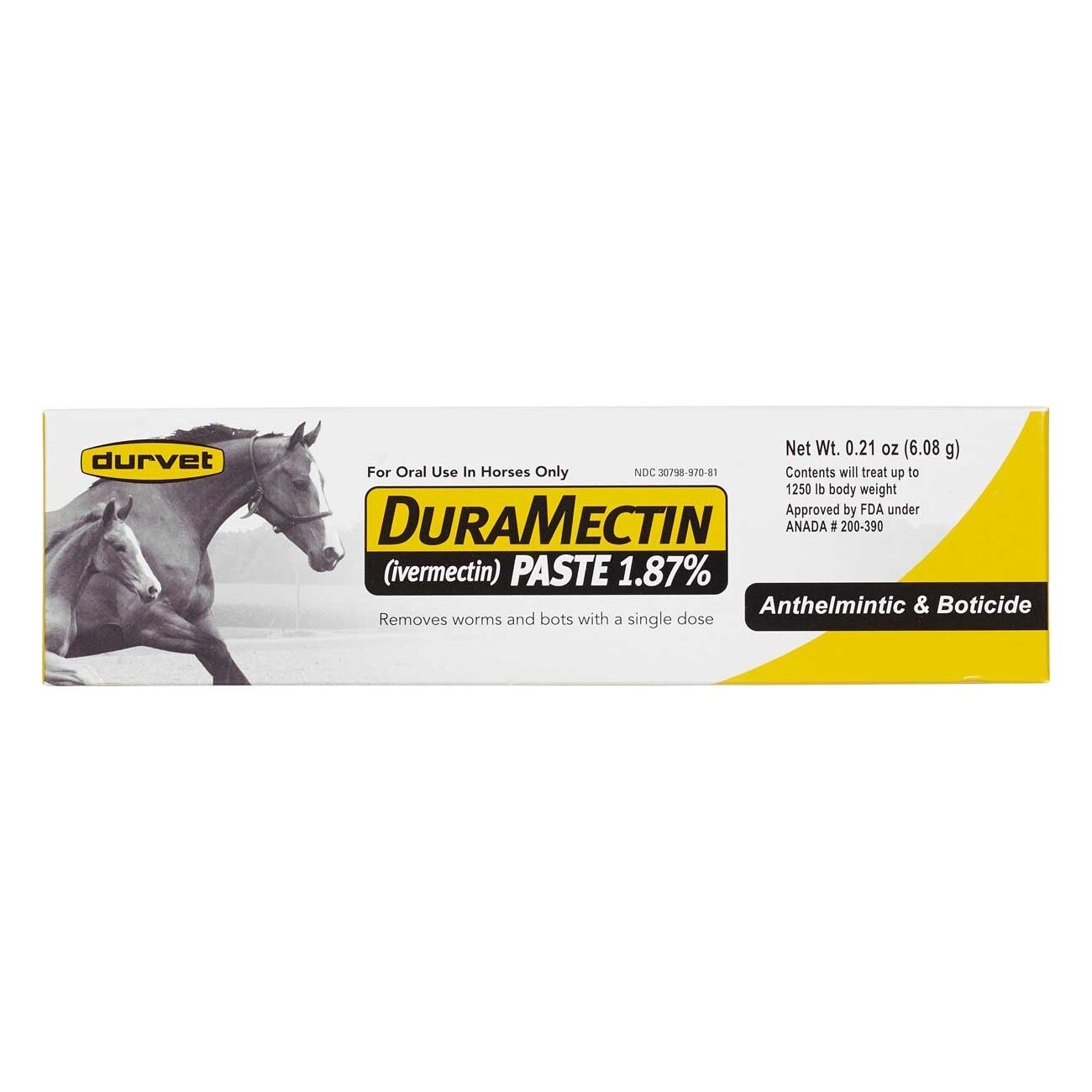 DuraMectin Paste Horse Dewormer (1.87% Ivermectin)