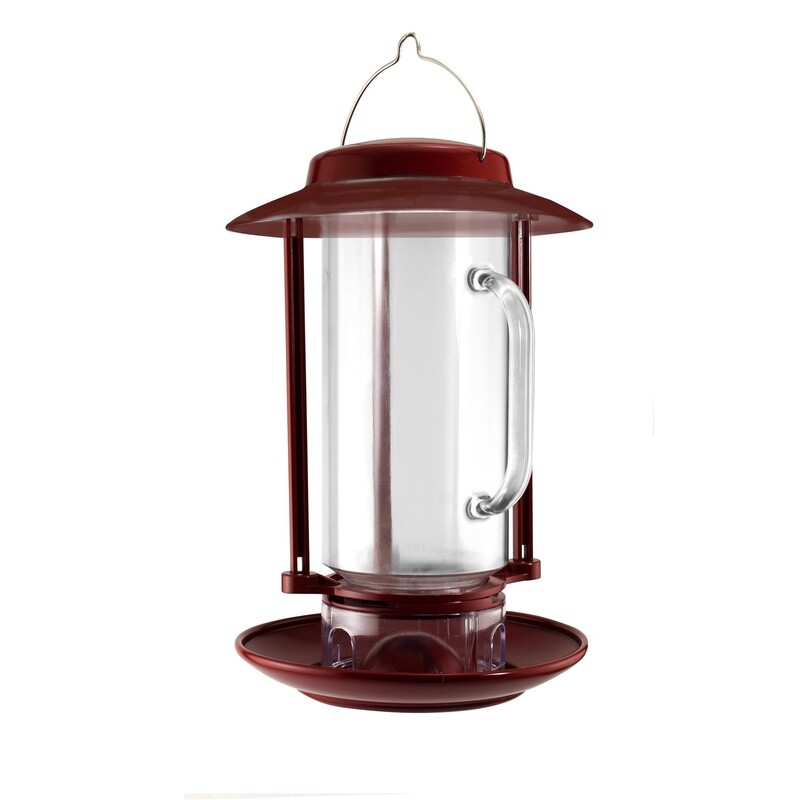 Audubon Combination Hopper &amp; Seed Scoop Feeder - 2.5 lb Capacity