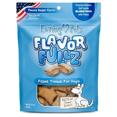 Flavorfullz Dog Treats Peanut Butter 6 oz