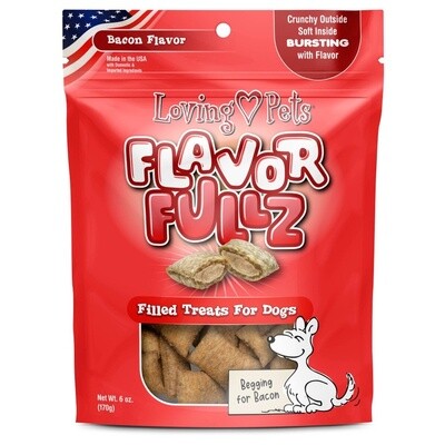 Flavorfullz Dog Treats Bacon 6 oz