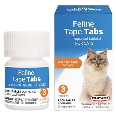 Durvet Feline Tape Tabs for Cats 3-Pack available in Galion area