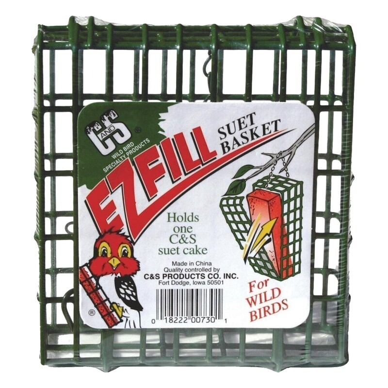 C&amp;S Green E-Z Fill Suet Basket