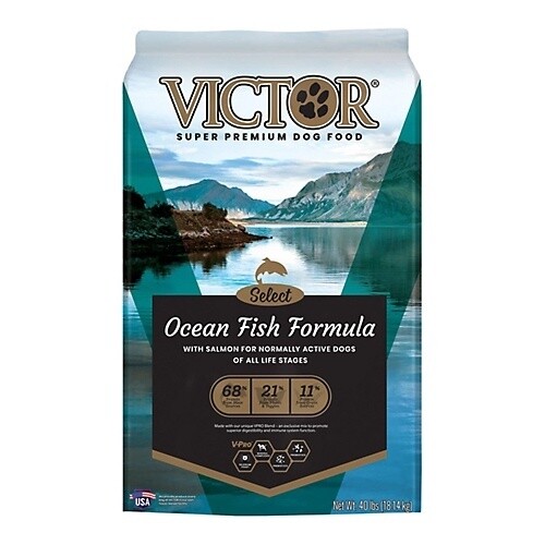 Victor Select Ocean Fish Formula All Life Stage 40 lb