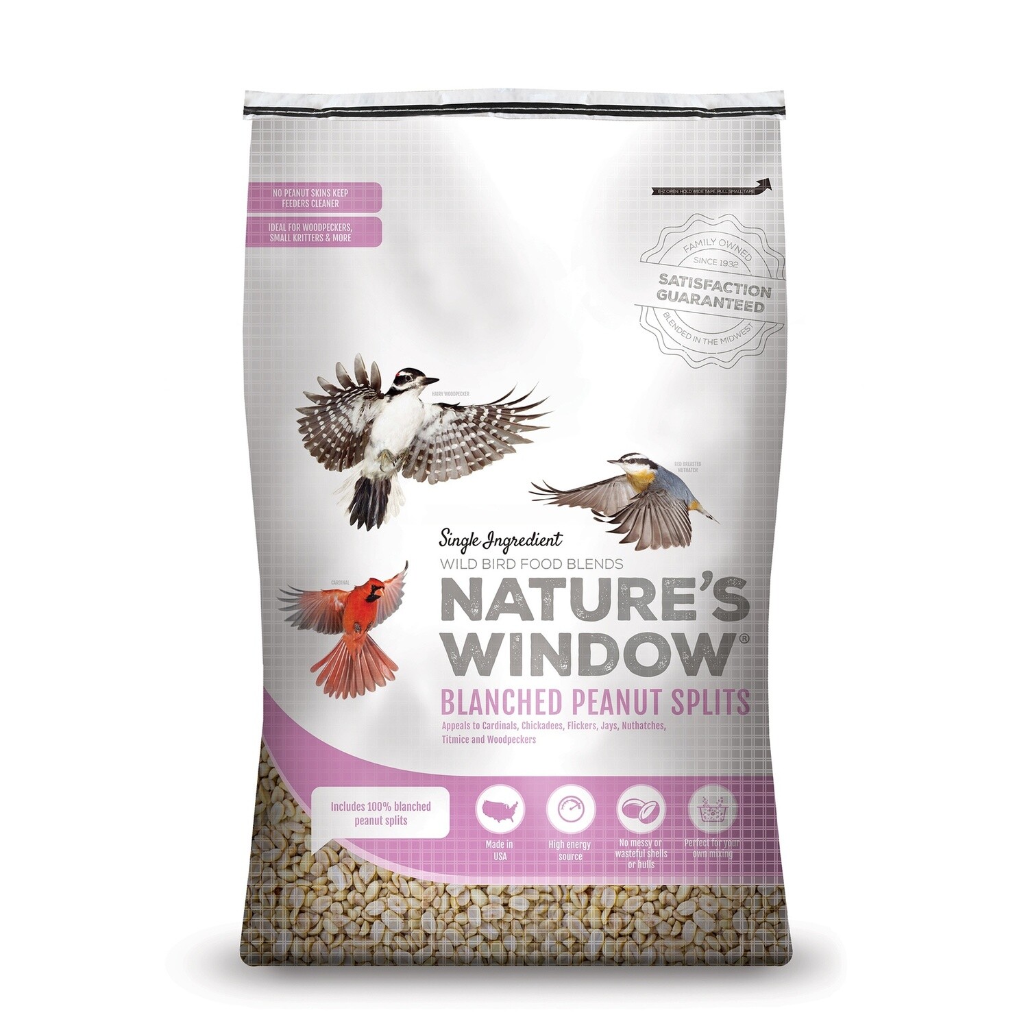 Nature’s Window Blanched Peanut Splits 15 lb