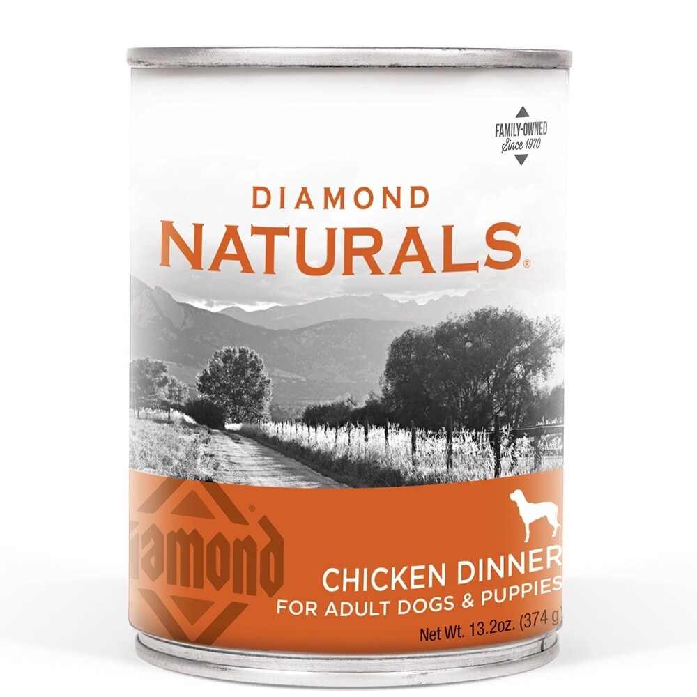 Diamond Naturals Canned Chicken Dinner 13.2 oz