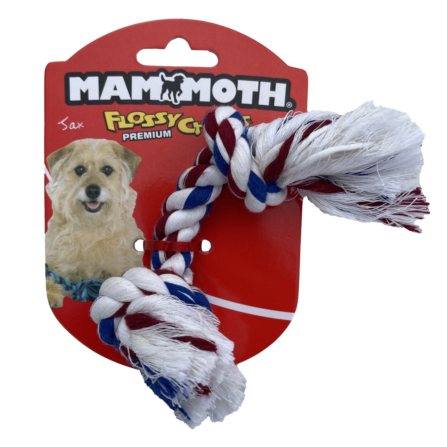 Mammoth Flossy Chews Premium Rope Bone - Mini