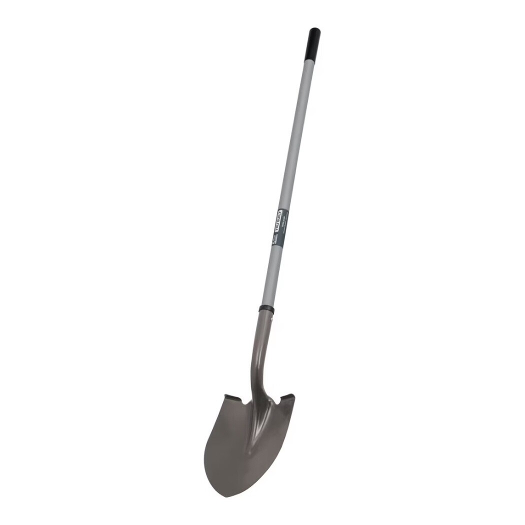 TruBuilt Round Point Shovel with Fiberglass Handle