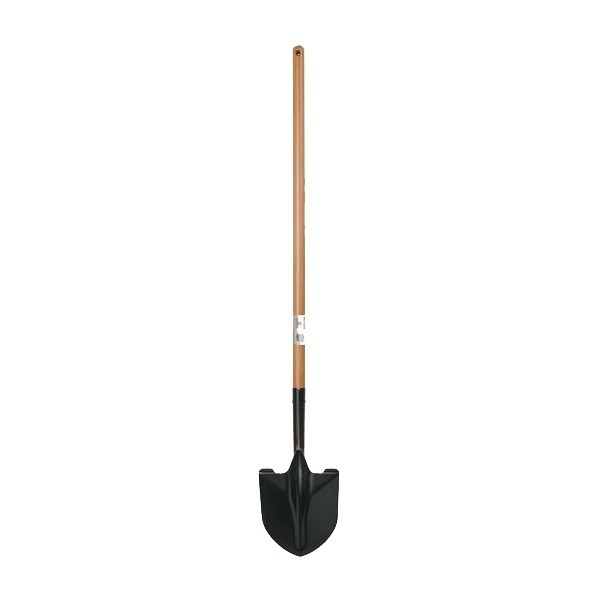 Expert Gardener Wood &amp; Steel Round Point Shovel