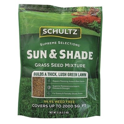 Schultz® Sun &amp; Shade Mix Grass Seed 3 lb