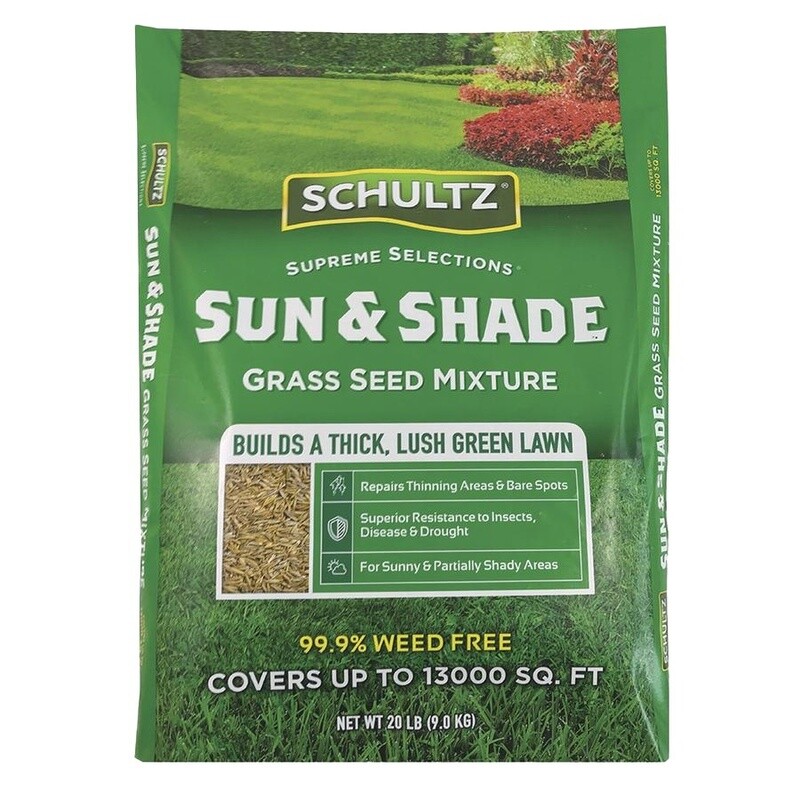 Schultz® Sun &amp; Shade Mix Grass Seed 20 lb
