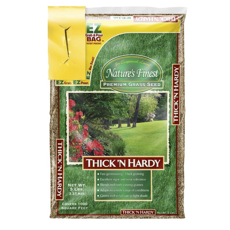 Nature&#39;s Finest™ Thick &#39;N Hardy Mix Grass Seed 5 lb