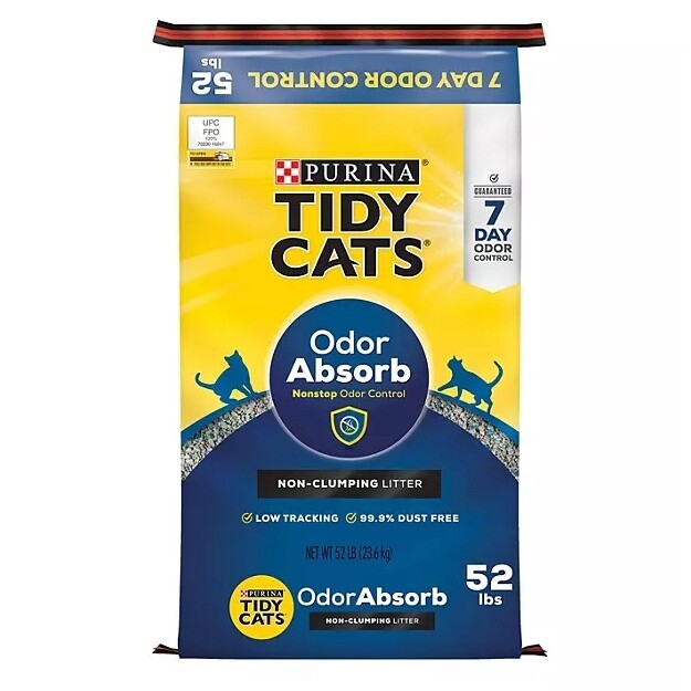 Tidy Cats Multi-Cat Non-Clumping Cat Litter 52 lb