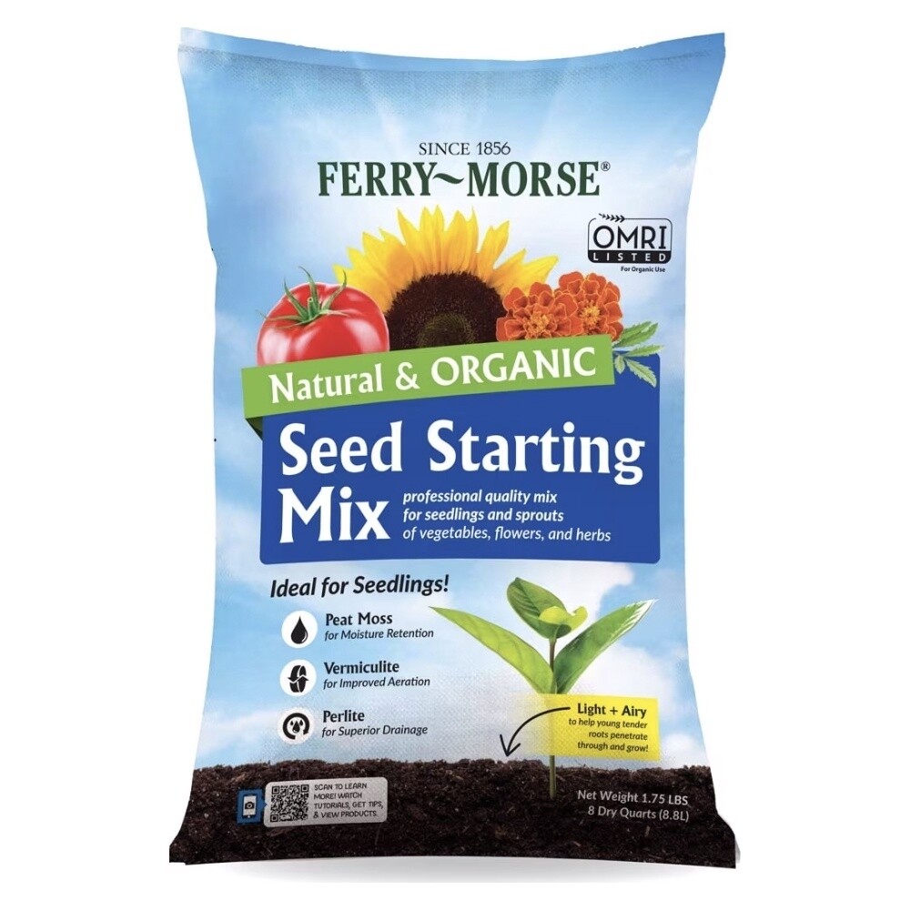 Ferry-Morse Organic Flower And Vegetable Seed Starting Mix 8 qt