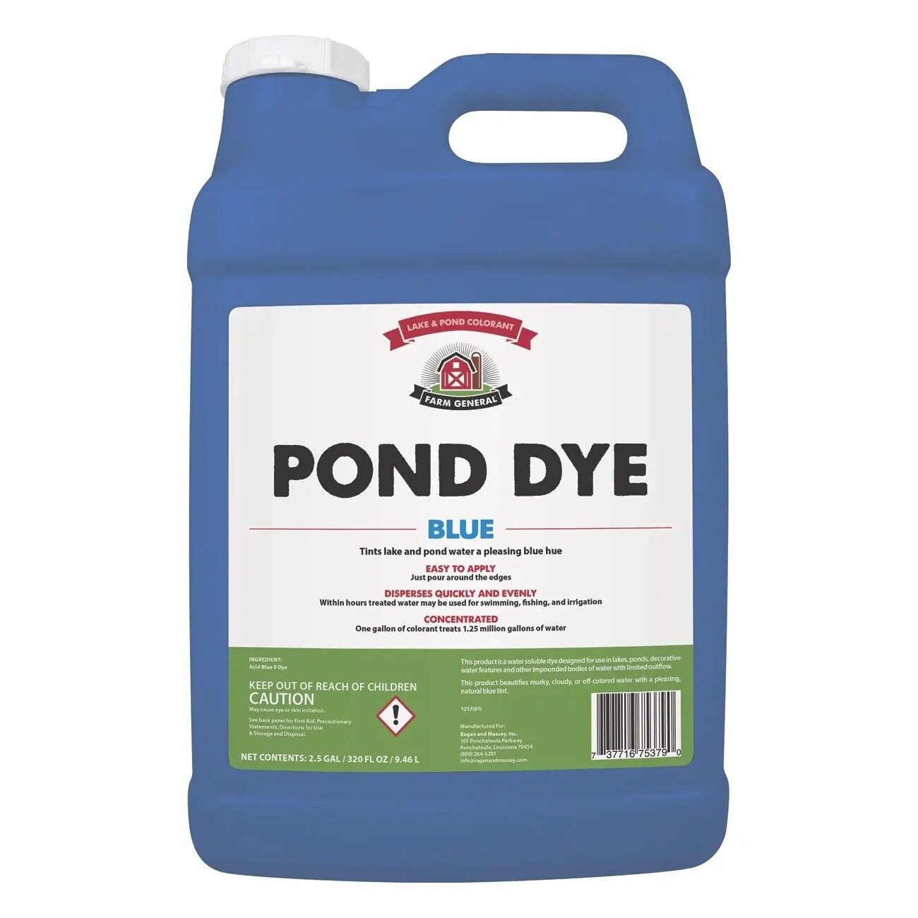 Farm General Blue Pond Dye 2.5-Gallon