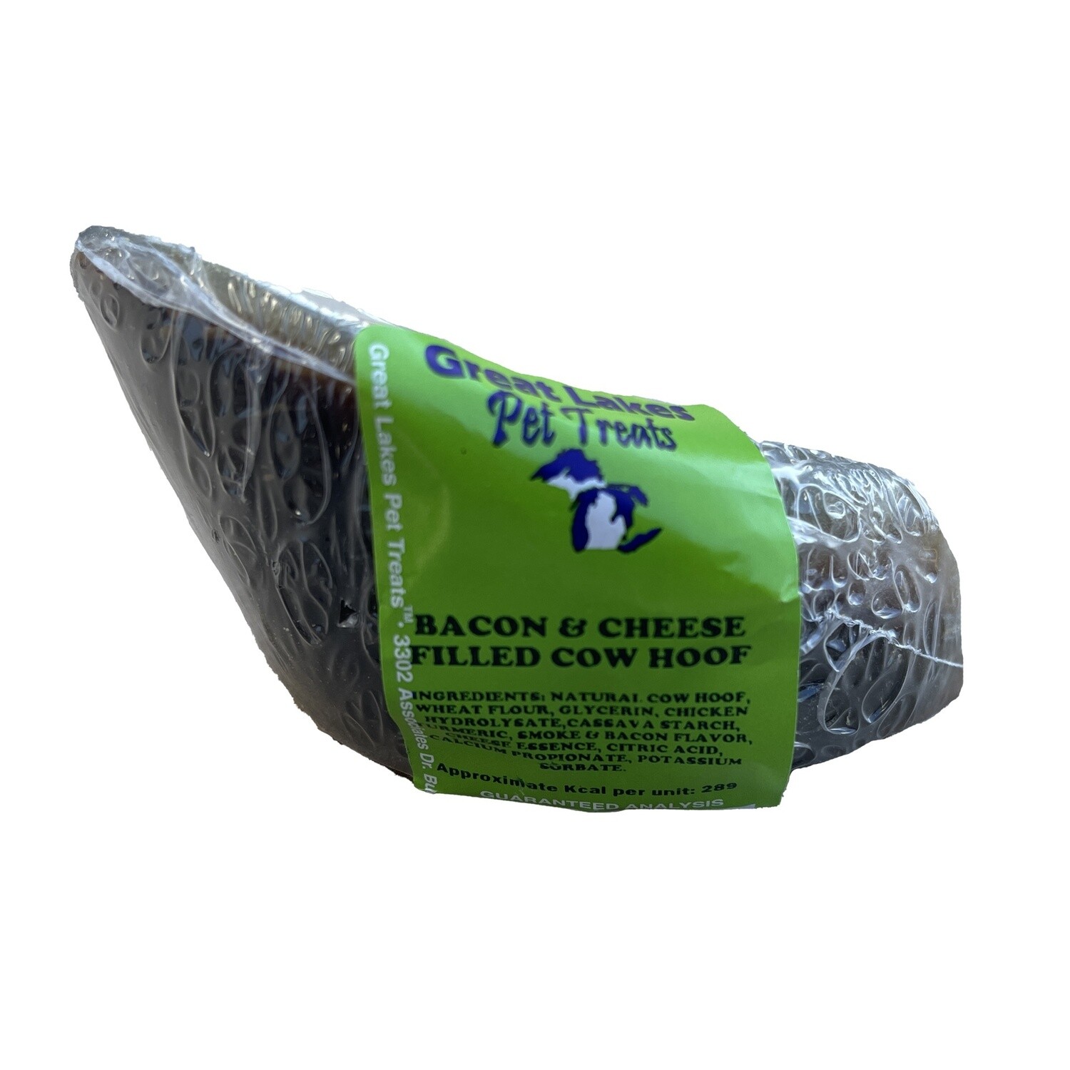 Great Lakes Stuffed Cow Hooves - Bacon &amp; Cheese Flavor