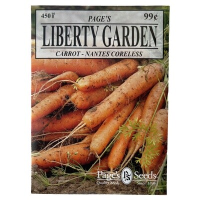 Liberty Garden Carrot (Nantes Coreless) 450 mg