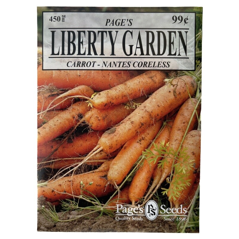 Liberty Garden Carrot (Nantes Coreless) 450 mg
