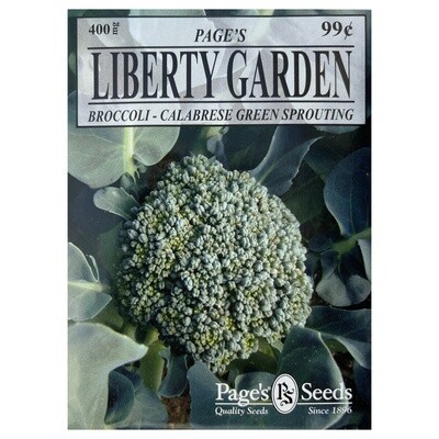 Liberty Garden Broccoli (Calabrese Green Sprouting) 400 mg
