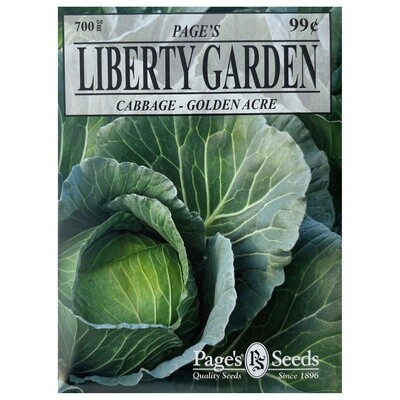 Liberty Garden Cabbage (Golden Acre) 700 mg