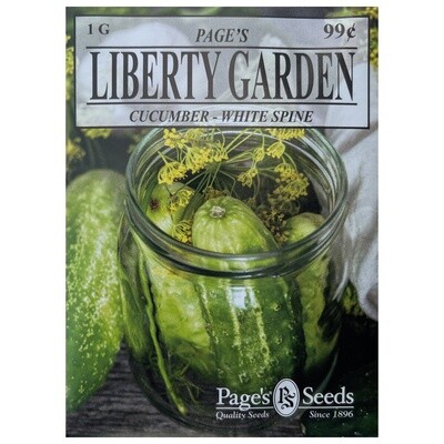 Liberty Garden Cucumber (White Spine) 1 g
