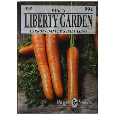 Liberty Garden Carrot (Danver's Half Long) 450 mg