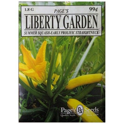 Liberty Garden Squash (Early Prolific Straightneck) 1.8 g