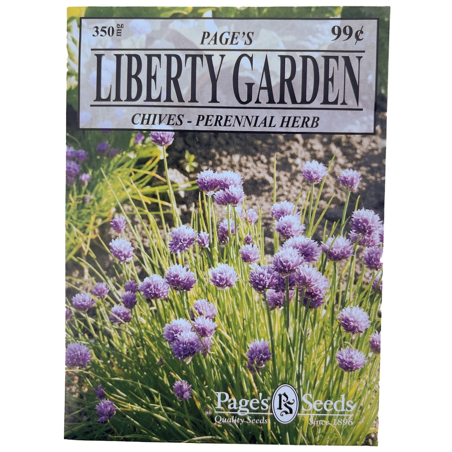 Liberty Garden Chives (Perennial Herb) 350mg