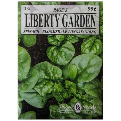 Liberty Garden Spinach (Bloomsdale Longstanding) 1 g