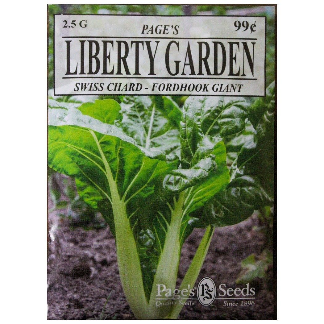 Liberty Garden Swiss Chard (Fordhook Giant) 2.5 g