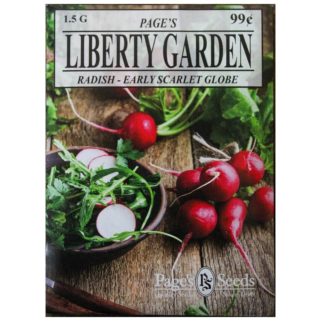 Liberty Garden Radish (Early Scarlet Globe) 1.5 g